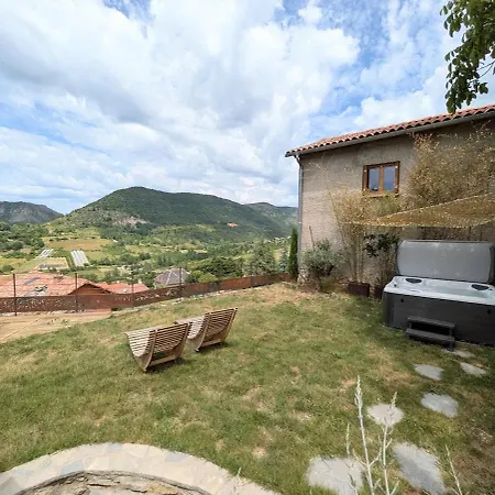 بيت للعطل La Louverie I Jacuzzi Prive I Vue Gorges Du Tarn Mostuéjouls