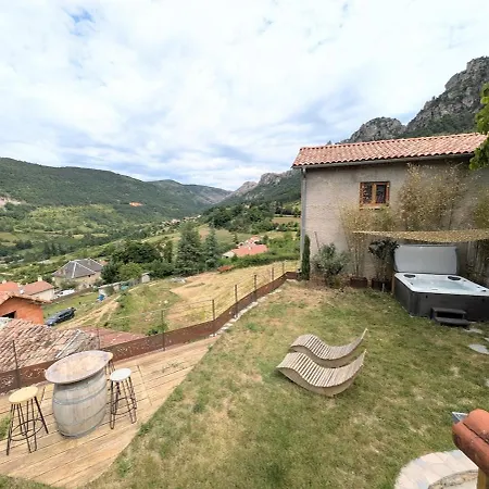 La Louverie I Jacuzzi Prive I Vue Gorges Du Tarn Mostuéjouls